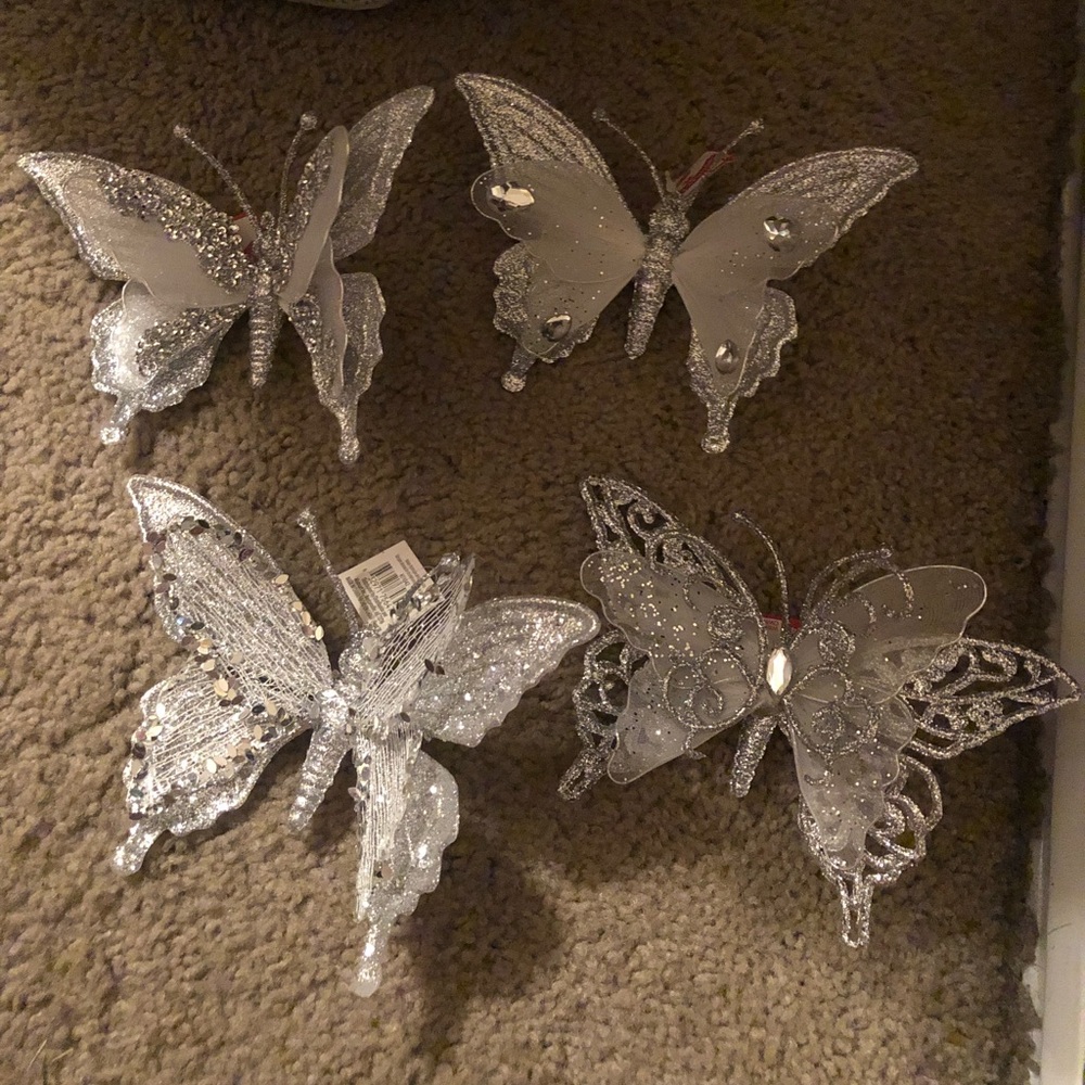 Ornaments in a butterfly